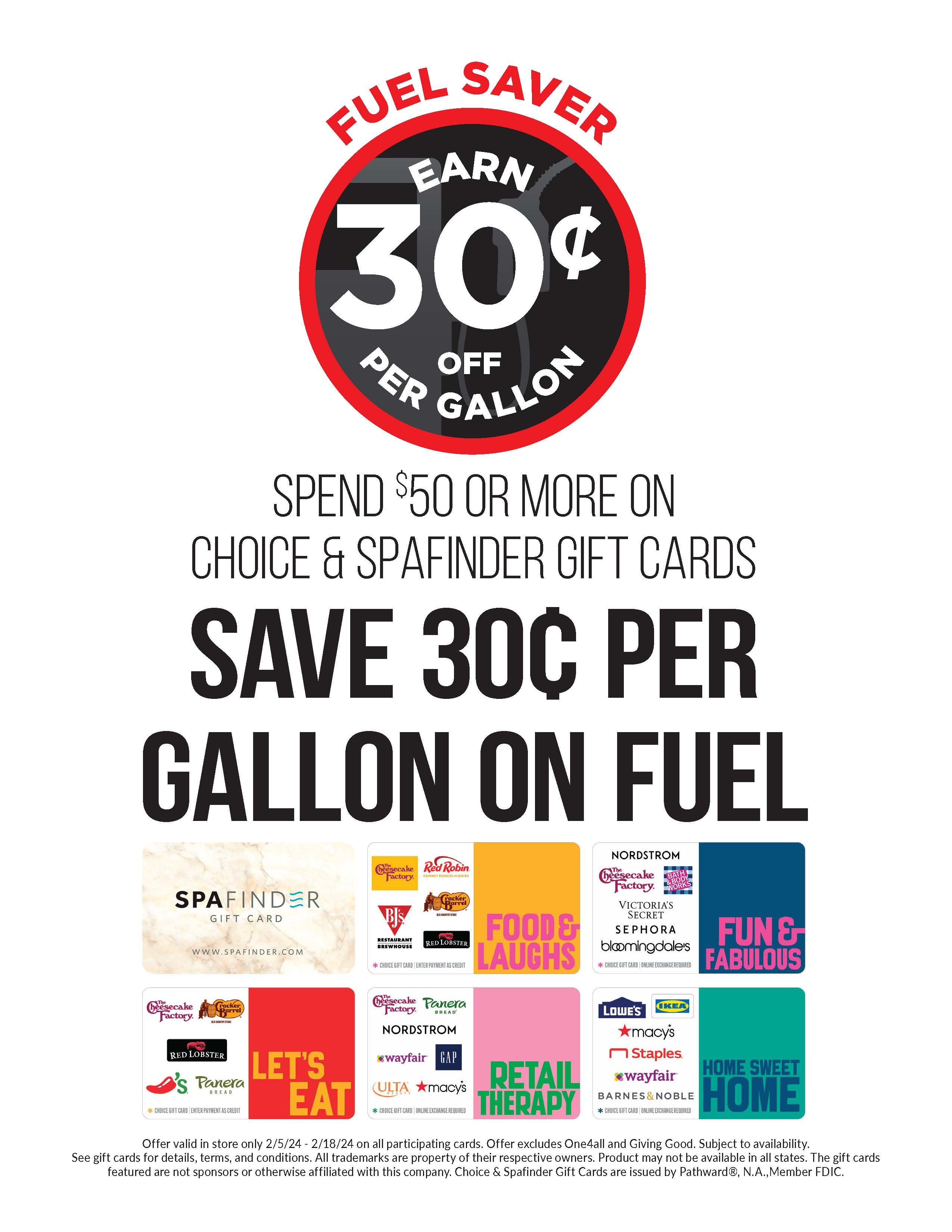 February T Card Fuel Saver Promotion Company Hy Vee Your Employee Owned Grocery Store