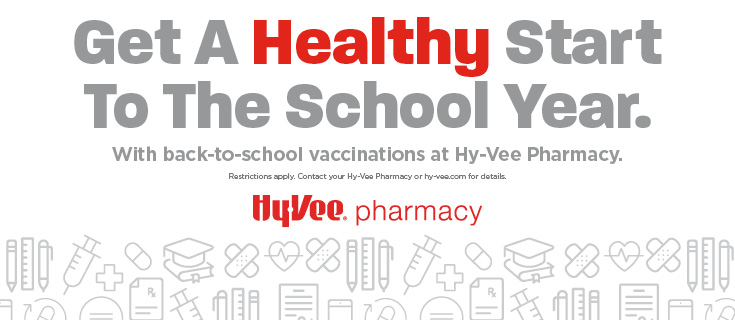 back to school vaccines at hy-vee