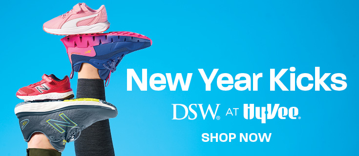 new year kicks from DSW at Hy-Vee