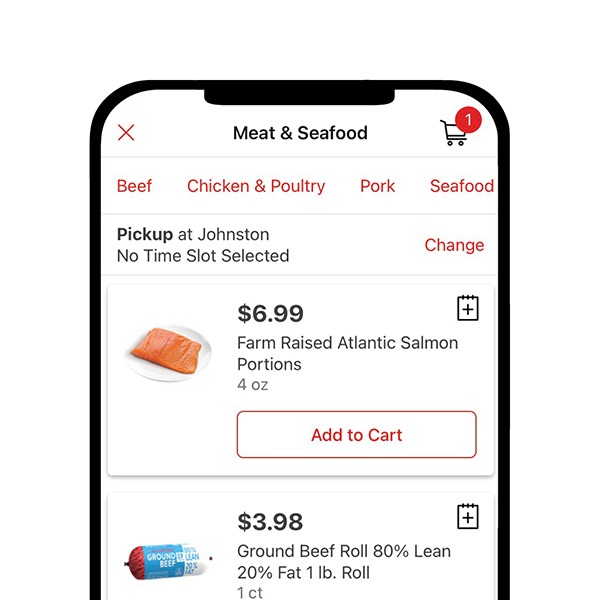 Use the Hy-Vee app to shop anywhere