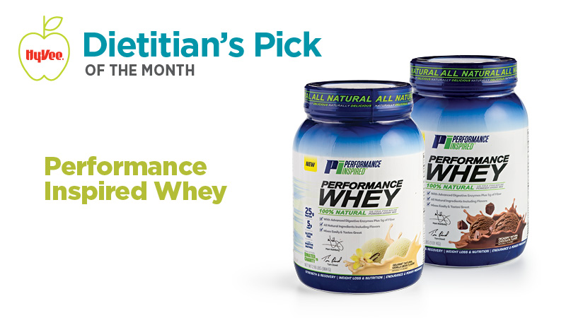January Pick of the month Performance Inspired Whey protein