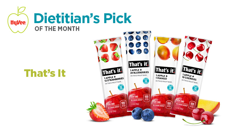 January Pick of the month That's It Fruit Bars