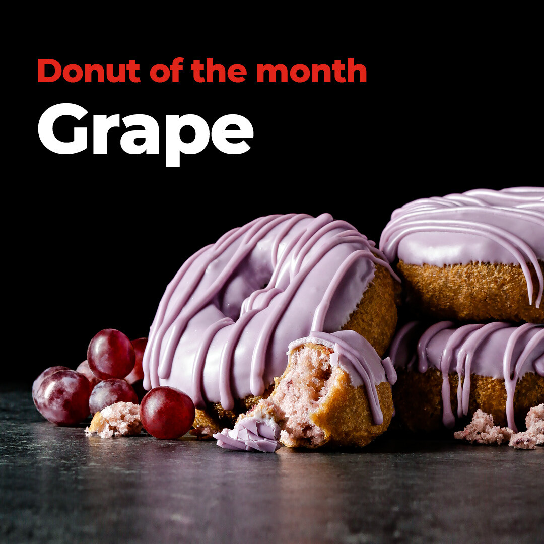 donut of the month: grape